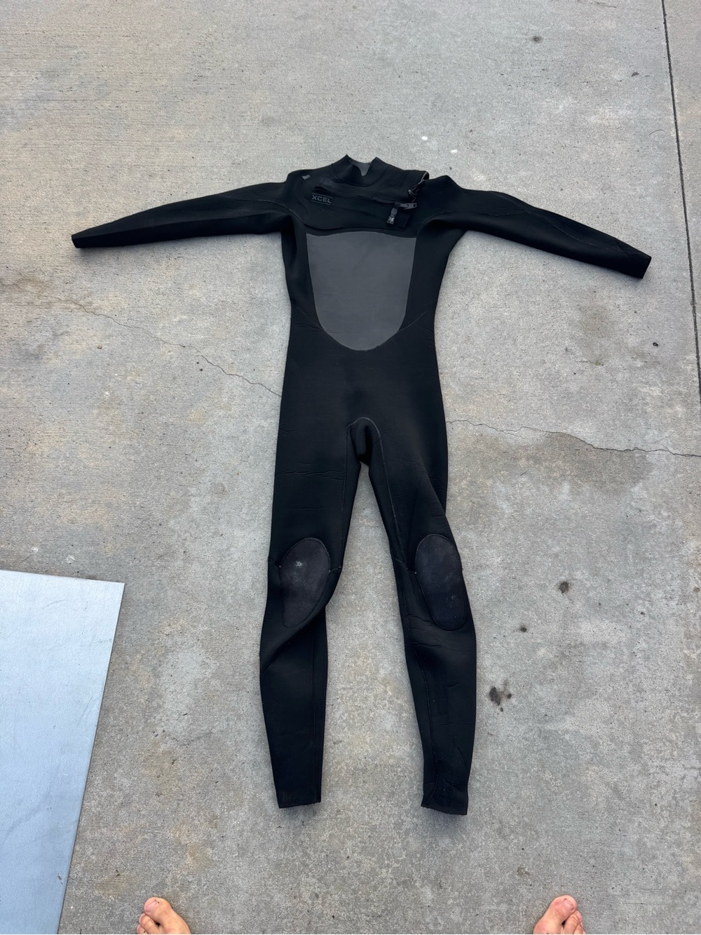 Men's Black Swim Hybrid Full-Body Wetsuit - Long Sleeve